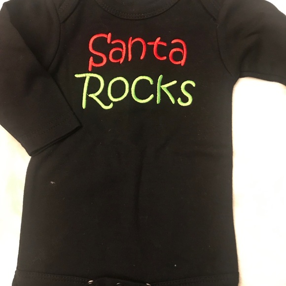 Santa Rocks Onesies - Picture 2 of 3